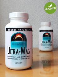 Source Naturals, Ultra-mag, Магний с витамином В6, 120 таблеток