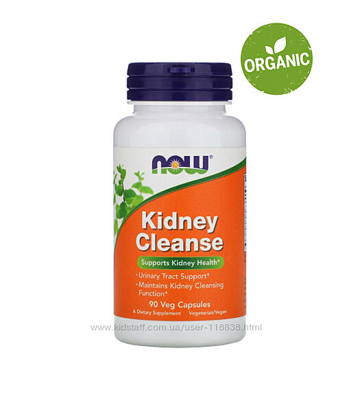 Now Foods, Kidney Cleanse, 90 капсул. Здоровье почек