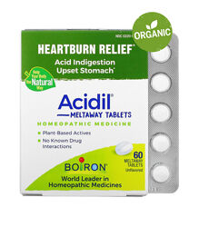 Boiron, Acidil, От изжоги, кислотного рефлюкса, 60 таблеток
