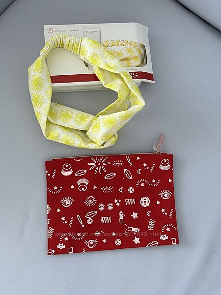 Косметичка clarins, нова розмір 22 на 16 см, оригінал 