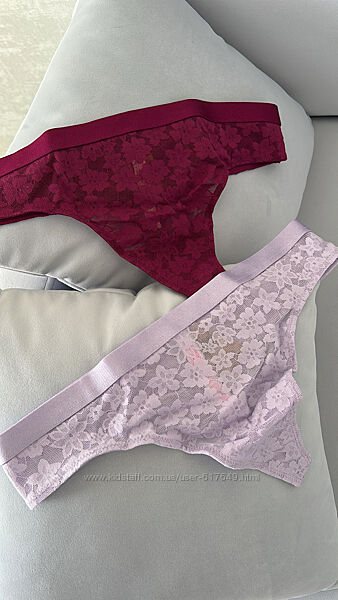 Трусики Victorias Secret, стрінги розмір М, серія pink оригінал