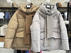 Новиночки Класна ошатна куртка єврозима з капюшоном . Розміри 44-64