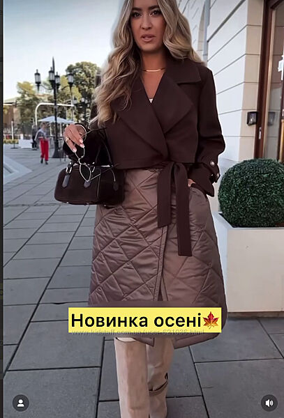 Новиночки Класне ошатне пальто демі  . Розміри 42- 52