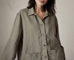 Жакет, пиджак хаки в стиле кэжуал, большой размер.