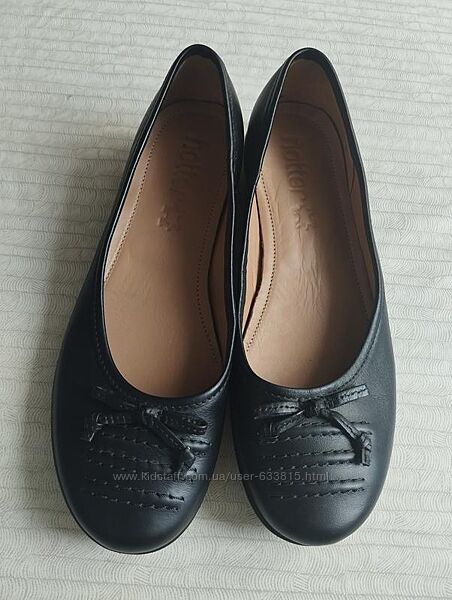 Кожаные балетки hotter.