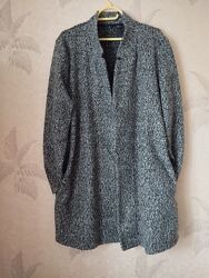 Легкое пальто, кардиган, без пуговиц, с карманами.