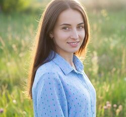 Симпатичная хлопковая рубашка.