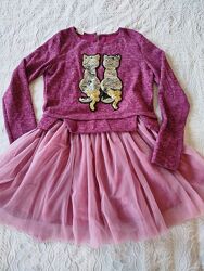 Гарний комплект для дівчинки  з пайєтками -перевертишами