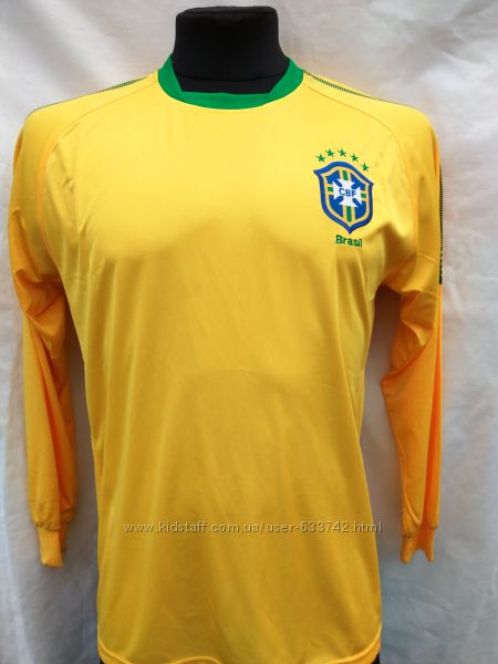Футбольная форма сборная Бразилии длинный рукав
