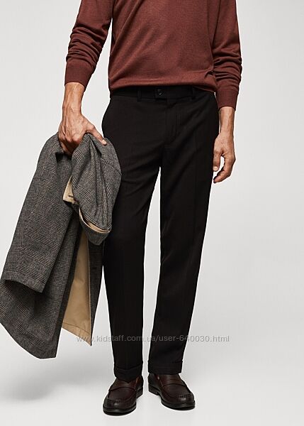 Штани чоловічі класичні, mango 38