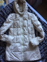 Пуховик молочный Paradis, р. 46 , пух, перо. 