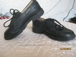 Туфли черные кожа 27 размер