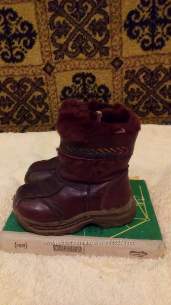 Сапоги детские зимние кожа 16 см