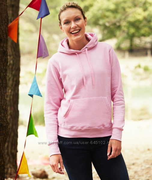 ТОЛСТОВКА С КАПЮШОНОМ LADY-FIT CLASSIC HOODED SWEAT - 62-038-0