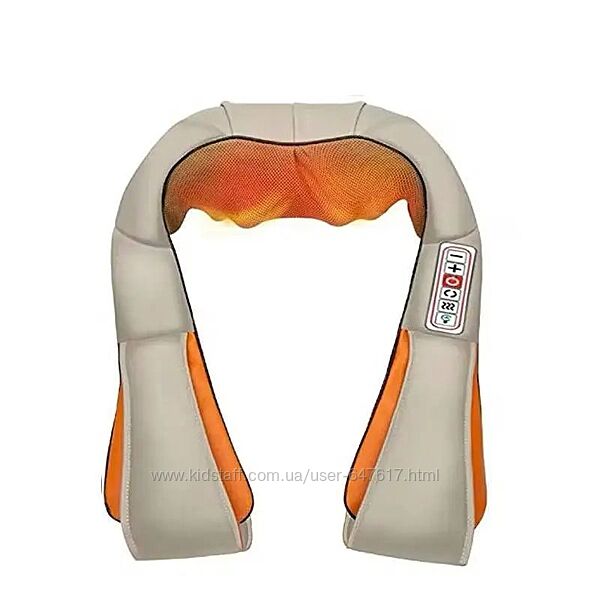 Роликовый массажер для спины и шеи Massager of neck kneading