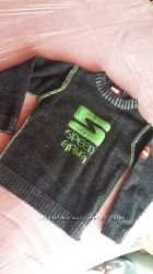 Теплый свитер кофта Speed Gang для мальчика 116 см, 4-5 лет, джемпер