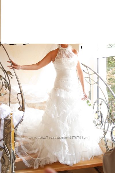 Свадебное платье Pronovias - La Sposa, цвет айвори, рост 175-180 см 
