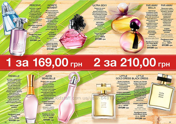 ароматы  AVON