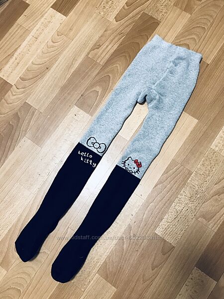 Теплі махрові колготи Hello Kitty шкільн