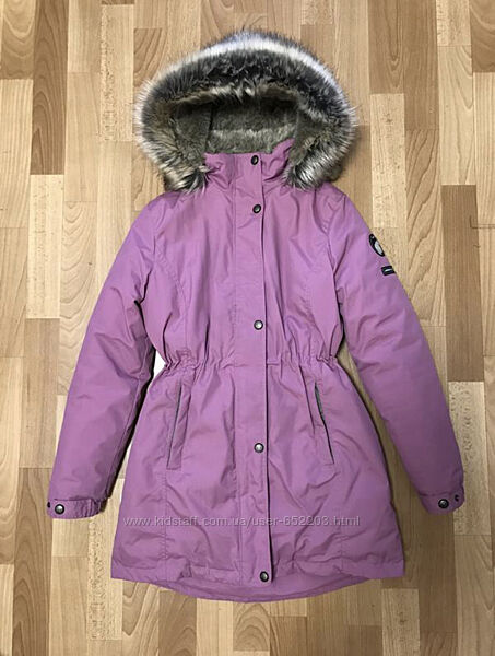 Зимняя парка на девочку пуховик пальто lenne ленне