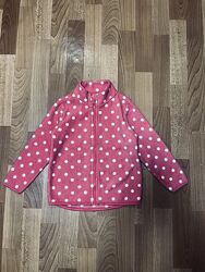 Теплая красивая флиска флисовая кофта на девочку 