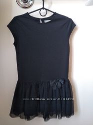 Платье Zara Girls черное бу