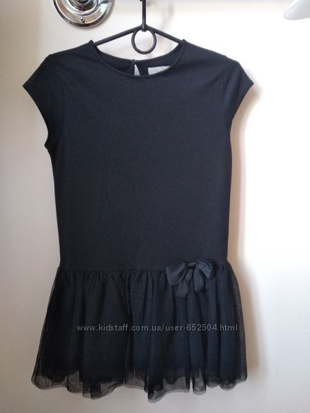 Платье Zara Girls черное бу