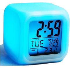 Часы хамелеон, термометр, будильник, ночник