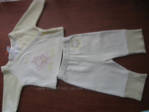 костюмчики унисекс до 6 месяцев комплект Мышонок для новорожденных