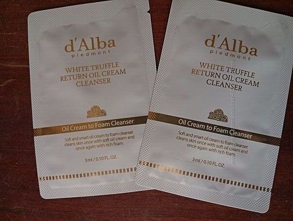 Очищающее крем-масло DALBA White Truffle Return Oil Cream Cleanser 3мл
