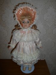 Фарфоровая винтажная кукла, Германия, 42 см. Все целое без дефектов.