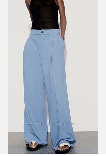 Zara широкі брюки