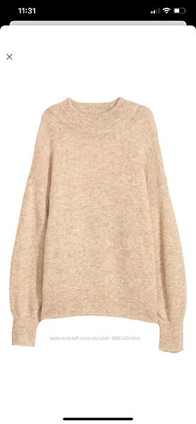 H&M светр вовна мохер