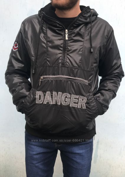 Куртка- кингуру мужская Denger демисезон черная