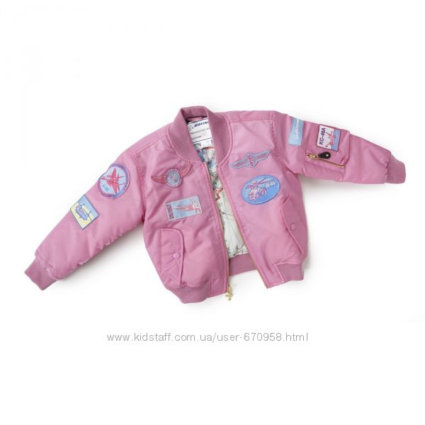 Детская курточка Боинг Pink Nylon Flight Jacket, США