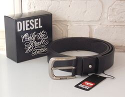 Мужской кожаный ремень DIESEL / шкіряний чоловічий ремінь джинсовий