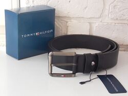 Мужской кожаный ремень Tommy Hilfiger / пояс чоловічий шкіряний