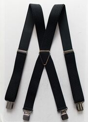 Черные мужские подтяжки арт. 305