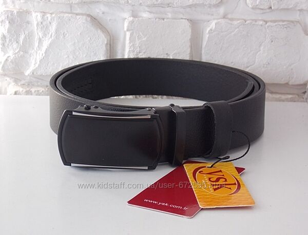Мужской ремень автомат кожаный / ремінь чоловічий шкіряний Туреччина