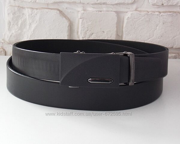 Мужской кожаный ремень-автомат / ремінь чоловічий автоматичний
