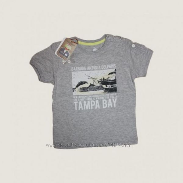 Tampa Bay футболка для мальчика в цвете серый меланж Streets Gang распродаж