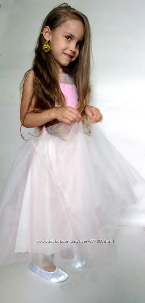 50. нарядное платье для девочек от 4 - 7 лет