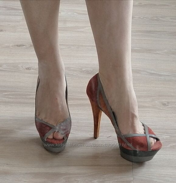 туфли Jessica Simpson 10 или 40-41 на. замша для широкой стопы