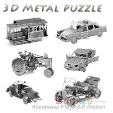 Металлический конструктор 3D puzzle