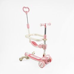 Самокат 5в1 Skyper колеса PU125х40мм зі світлом, українське озвуч