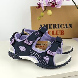 Босоніжки дитячі American Club HL 81/23 синій 32-36 484/25