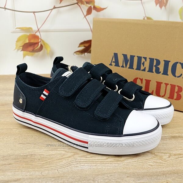 Кеди American Club LH 119 синій 34-39 736/25