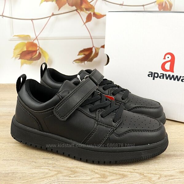 Кросівки дитячі Apawwa TC822 black 32-37