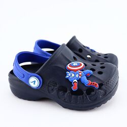 Дитячі темно-сині крокси дитяча літнє взуття тм Віталія Crocs