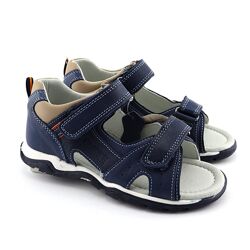 Босоніжки дитячі Clibee blue-khaki 31-36